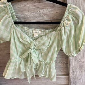 Green Summer Top
